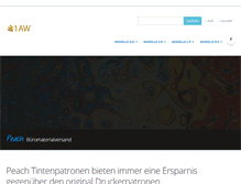 Tablet Screenshot of 1aw.ch